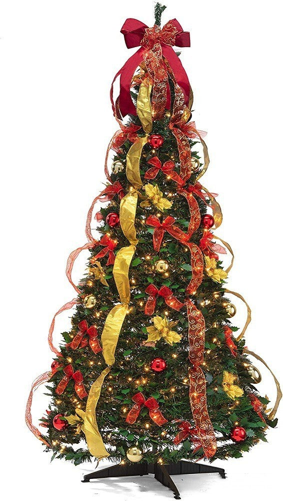 foldable spiral christmas tree, view 7 - MRSLM