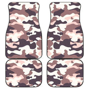 pink and brown camo car floor mats, view 2 - MRSLM