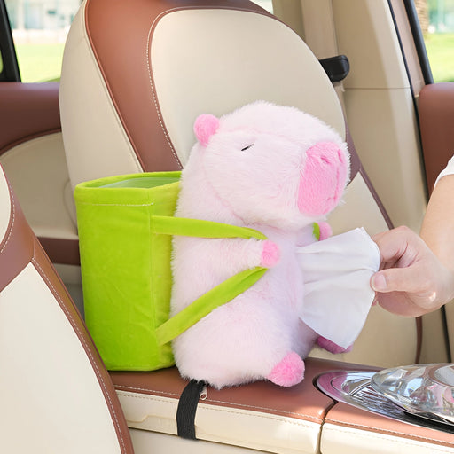 cute cartoon car tissue and trash holder - MRSLM