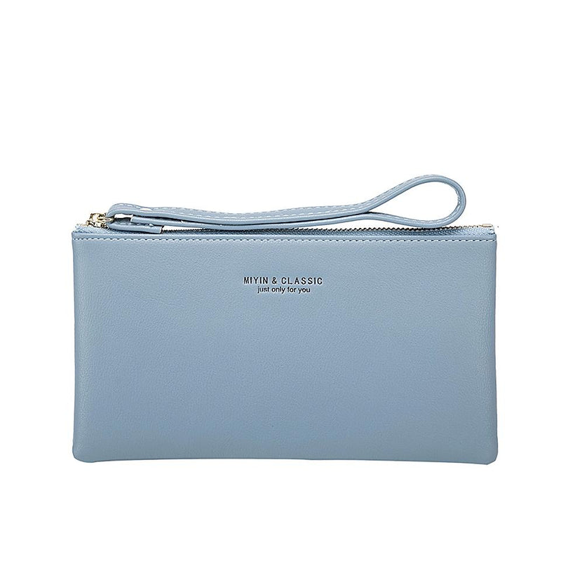 long pu leather zipper wallet, view 7 - MRSLM