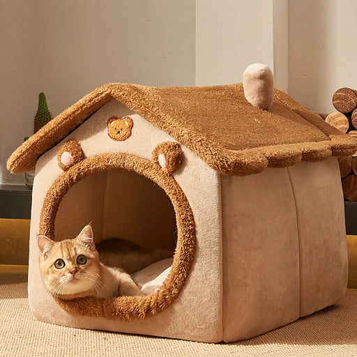 Foldable plush dog house - MRSLM