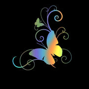 3d butterfly vinyl car sticker, view 4 - MRSLM