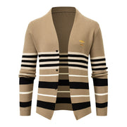 Men's slim knit cardigan jacket - MRSLM