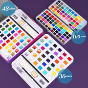 solid watercolor paint set, view 6 - MRSLM
