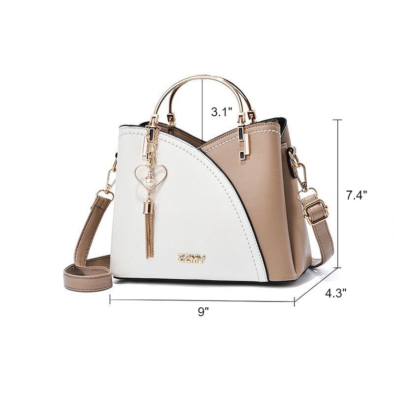 PU leather bucket crossbody bag, view 14 - MRSLM