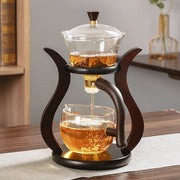 lazy kung fu glass tea set, view 5 - MRSLM