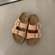 women's suede flip-flops, view 9 - MRSLM