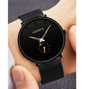 men's minimalist ultra thin quartz watch, view 8 - MRSLM