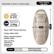 Cotton sleeping bag, view 7 - MRSLM