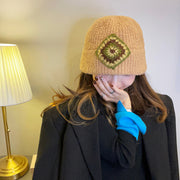 retro knitted pot hat for women - MRSLM