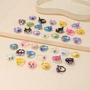 cute cartoon ring set, view 3 - MRSLM