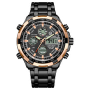 men's steel sports watch with alarm, view 11 - MRSLM