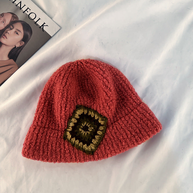 retro knitted pot hat for women, view 2 - MRSLM