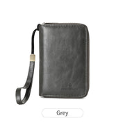 retro business PU leather passport wallet, view 5 - MRSLM