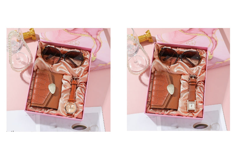 Women's wallet, watch and sunglasses gift set, view 7 - MRSLM
