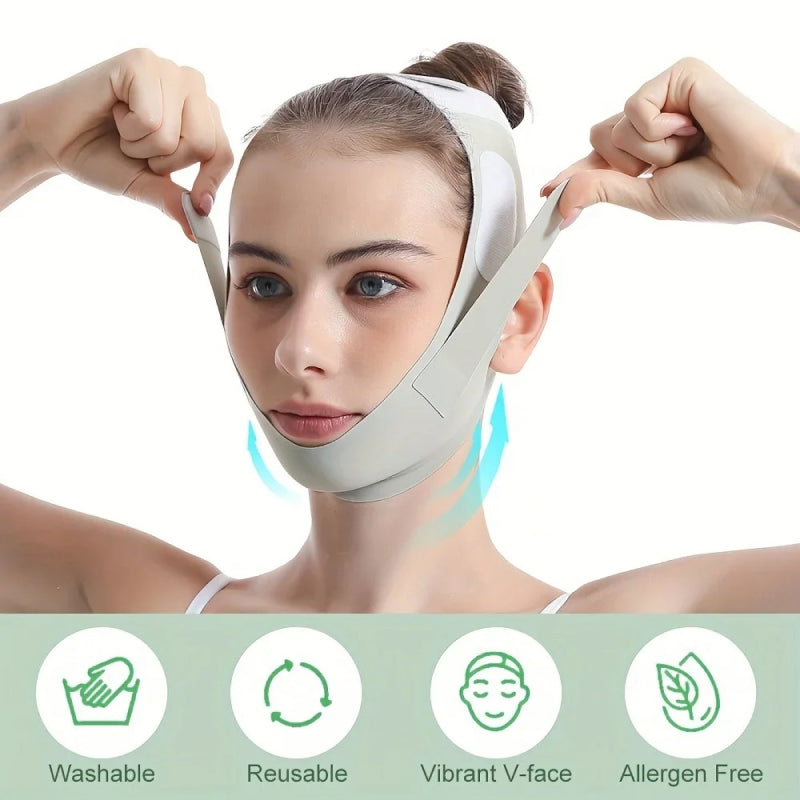 reusable V-Line face bandage, view 6 - MRSLM