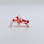 handmade devil wings ear studs, view 5 - MRSLM