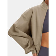 women's cotton zip hoodie, view 11 - MRSLM