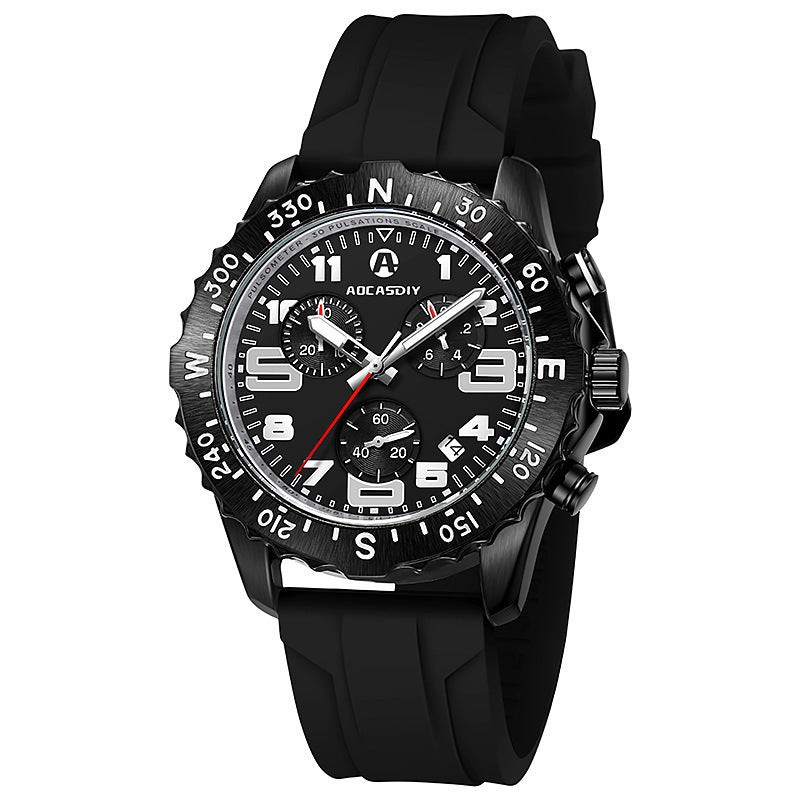 men's sports quartz watch, view 4 - MRSLM