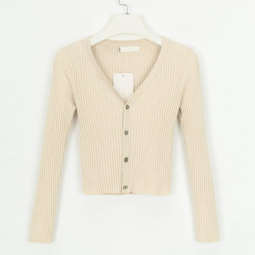 slim fit cardigan sweater for women, view 11 - MRSLM