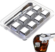 reusable stainless steel ice cubes, view 4 - MRSLM
