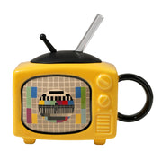 Television-shaped ceramic mug, view 4 - MRSLM