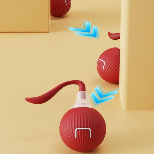 self-rolling cat ball toy - MRSLM