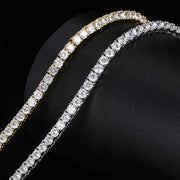hip hop tennis chain bracelet, view 3 - MRSLM