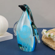 handmade glass penguin sculpture, view 3 - MRSLM