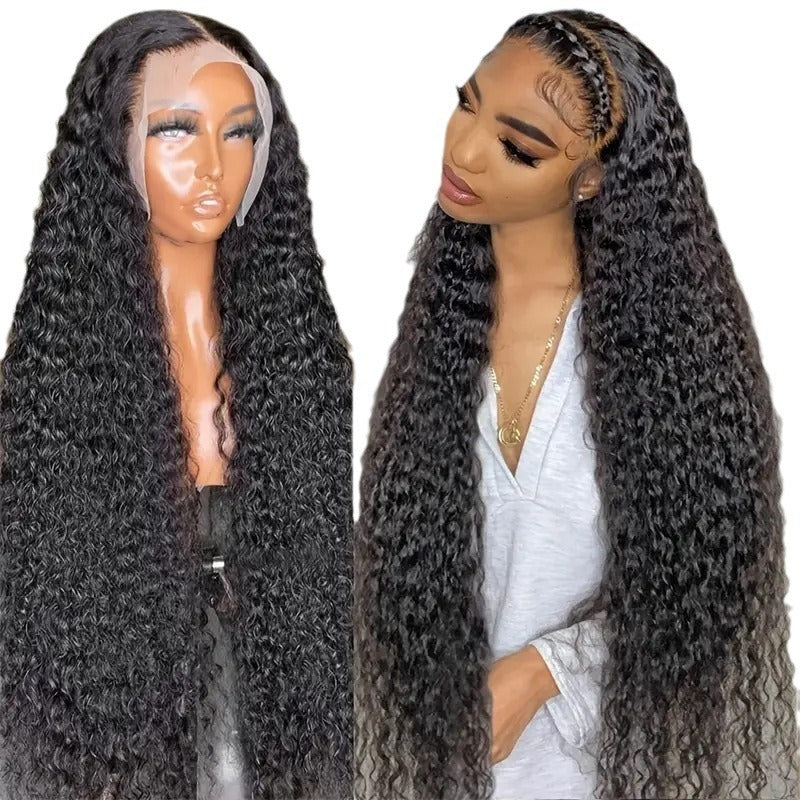 wine red curly hair wig, view 5 - MRSLM