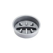 stainless steel elevated pet bowls with slow food bowl, view 3 - MRSLM