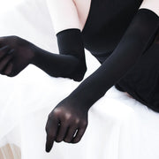 ladies long transparent gloves - MRSLM