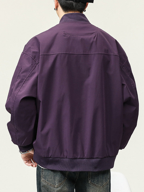 Men's American street workwear jacket, view 3 - MRSLM