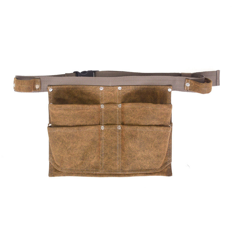 Multifunctional canvas tool fanny pack, view 4 - MRSLM