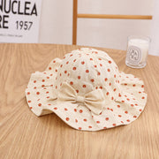 baby girl floral bucket hat, view 3 - MRSLM