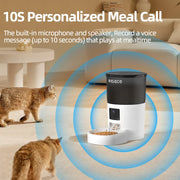 smart automatic cat feeder with camera, view 5 - MRSLM