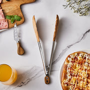 non-stick bbq cooking tongs, view 7 - MRSLM