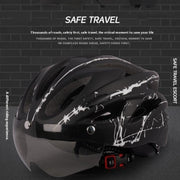 riding helmet with magnetic goggles - MRSLM