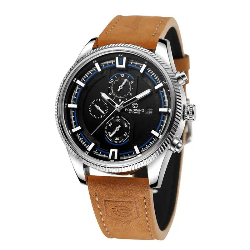 men's sports mechanical watch, view 3 - MRSLM