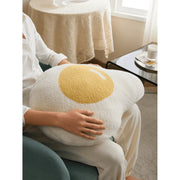 kawaii fried egg throw pillow, view 7 - MRSLM
