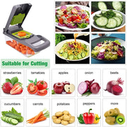 multifunctional vegetable cutter and slicer, view 5 - MRSLM