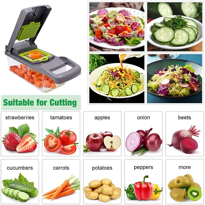 multifunctional vegetable cutter and slicer, view 5 - MRSLM