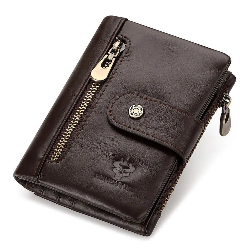 genuine leather slim wallet, view 2 - MRSLM
