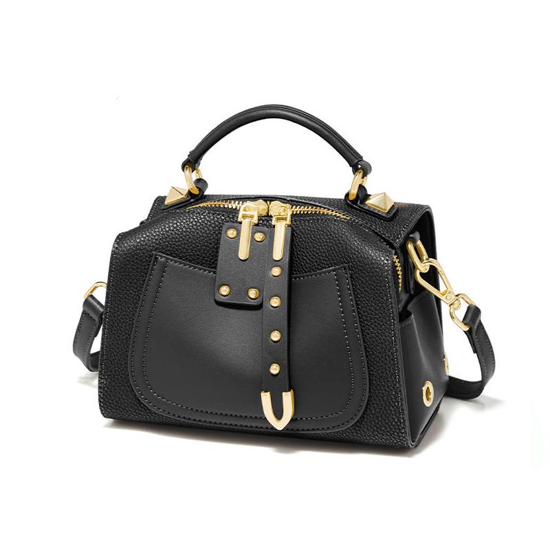 split leather crossbody bag, view 6 - MRSLM