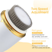 electric facial cleansing brush with 360 rotation, view 5 - MRSLM