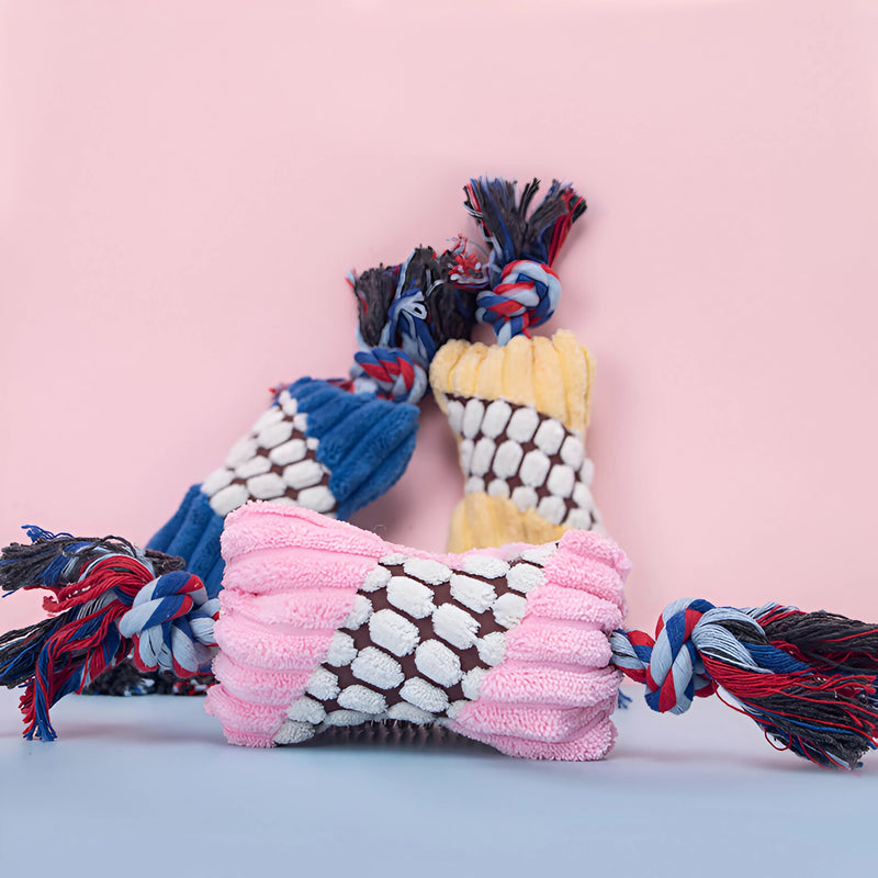cotton rope dog toy, view 6 - MRSLM