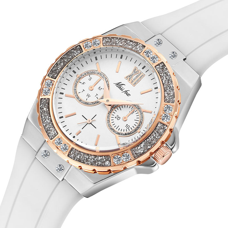 three-eye quartz watch for women, view 6 - MRSLM