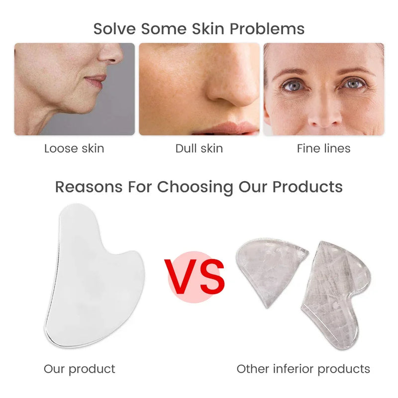stainless steel gua sha facial tool, view 6 - MRSLM