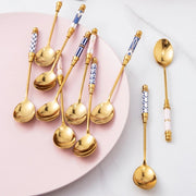 stainless steel dessert spoon, view 13 - MRSLM