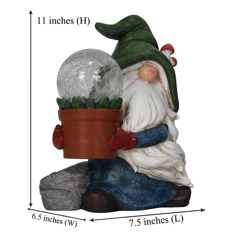 Garden holding lamp sculpture, view 7 - MRSLM